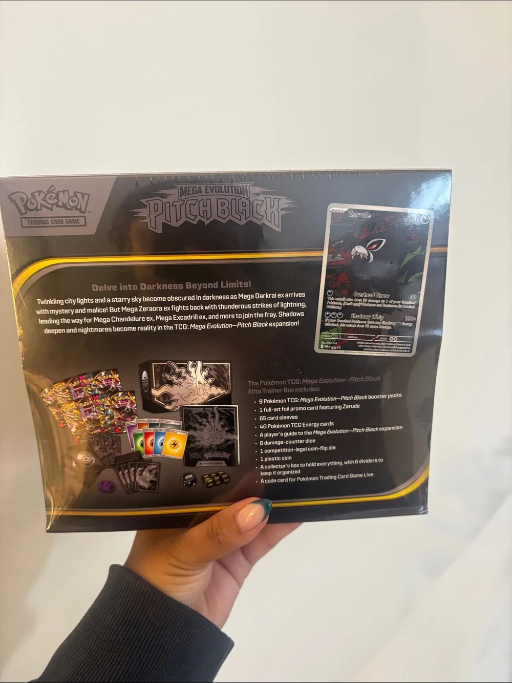 Elite Trainer Box Mega Evolution Pitch Black - Black